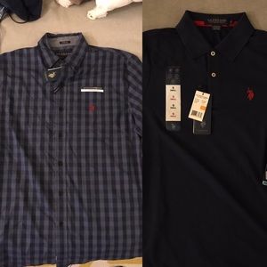 LOT - 2 NWT US Polo Assn. shirts! Sized SMALL